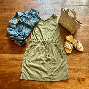 The North Face Olive Green Mini Dress